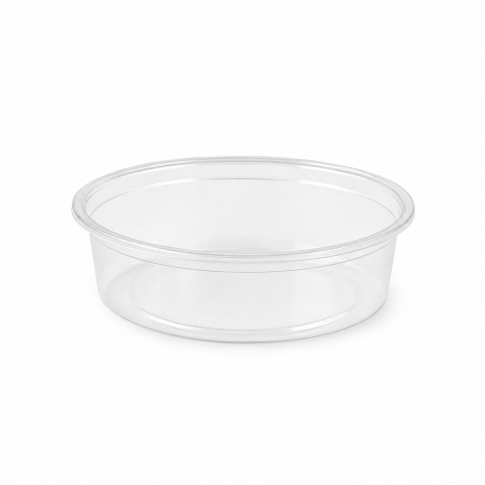 Pot plastique PET transparent rond   H20mm 40ml