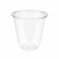 Pot à dessert en plastique PET transparent  H114mm 500ml