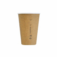 Gobelet carton PLA "Nature cup"  H108mm 340ml