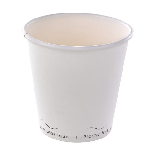 Gobelet Eden blanc en carton sans plastique, Waterbased  H86mm 300ml