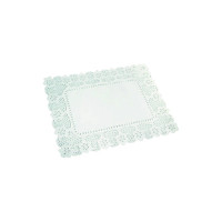 Dentelle papier blanc rectangulaire 400x300mm