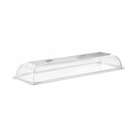 Couvercle BioNchic dôme transparent en plastique PET 275x90mm H30mm