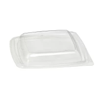 Couvercle dôme plastique transparent  195x195mm H30mm