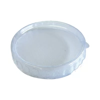 Couvercle plate en plastique transparent