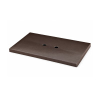 Couvercle en carton brun pour plateau  430x290mm H65mm
