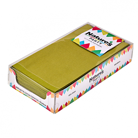 SERVIETTE COTON VERT