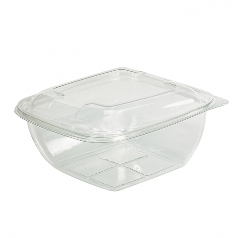 Saladier PET carré transparent