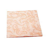 Serviette non-tissé damassée saumon