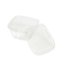 Saladier PET carré transparent