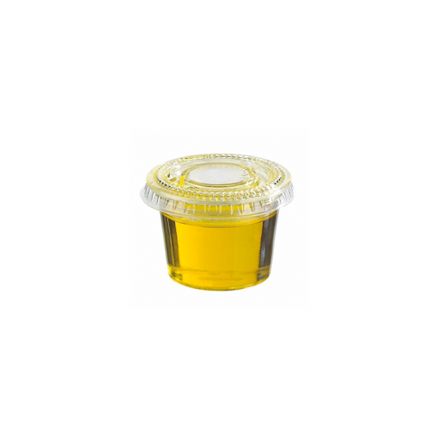 Pot plastique PET transparent rond