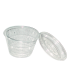 Pot plastique PET transparent