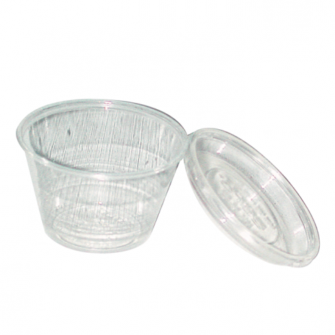 Pot plastique PET transparent
