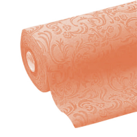 Nappe en rouleau non tissé damassé bordeaux