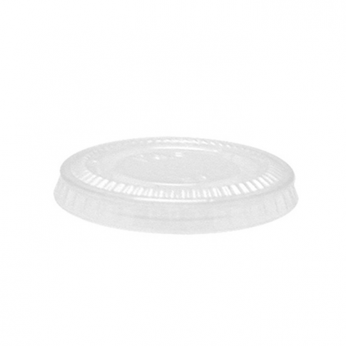 Couvercle plat transparent en plastique 80x90mm
