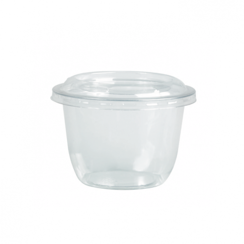 Pot à dessert en plastique PET transparent