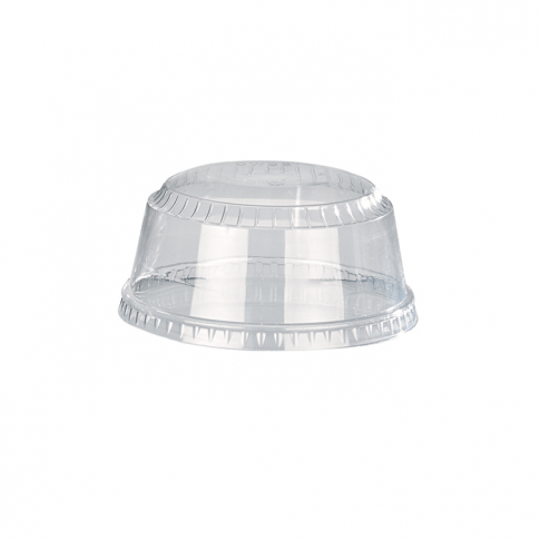Couvercle PET transparent dôme