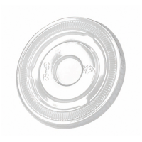 Couvercle PET transparent plat