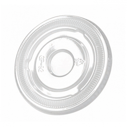 Couvercle PET transparent plat