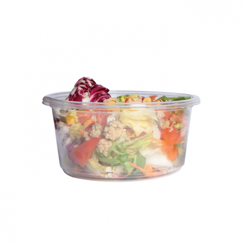 Pot Deli rond PLA transparent