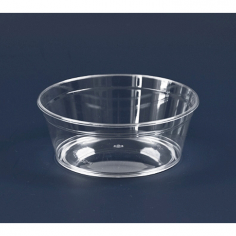Coupe plastique PS cristal ronde