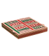Boîte à pizza carton brun décor "Une bonne pizza"  260x260mm H35mm