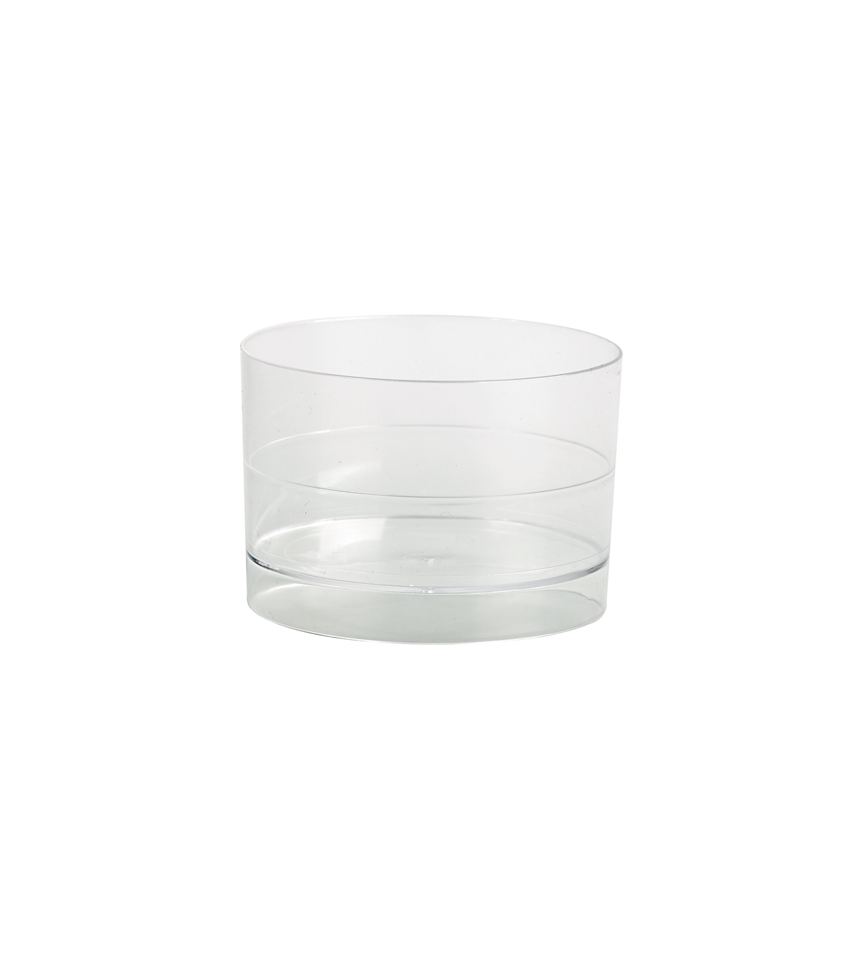 Verrine ronde plastique transparente ''Bodega'' 40ml 47mm H40mm