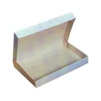 Boîte plateau lunch carton blanc 32 x 42 x 6 cm