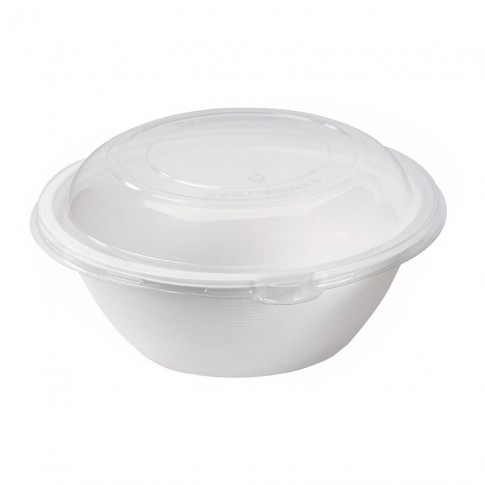 Couvercle plat transparent en plastique PET  H20mm