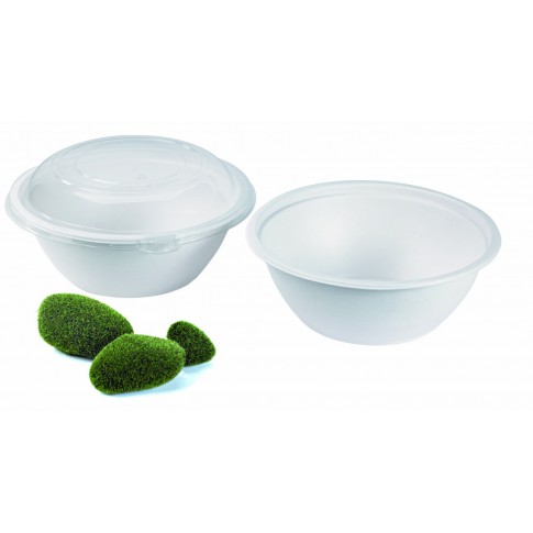 Couvercle plat transparent en plastique PET  H20mm