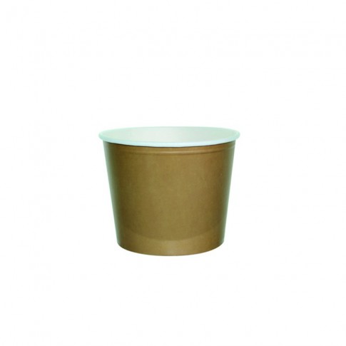 Bucket carton géant kraft   H166mm 3990ml