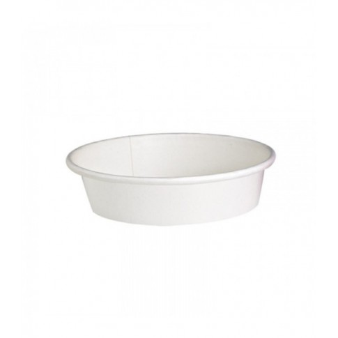 Couvercle plat blanc en carton kraft perforé pour la vapeur  H16mm
