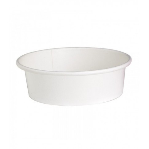 Couvercle plat blanc en carton kraft perforé pour la vapeur  H16mm