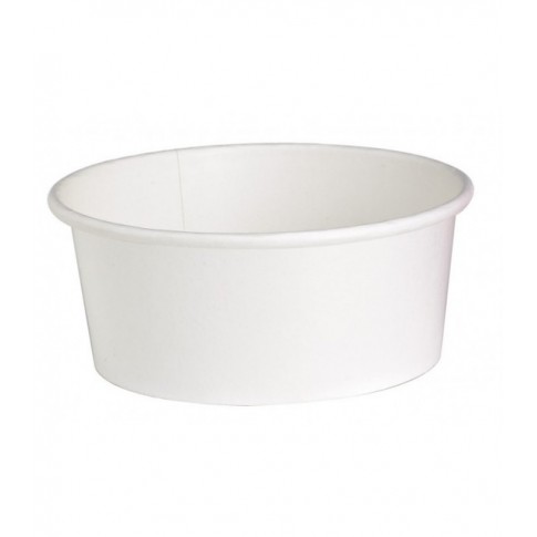 Couvercle plat blanc en carton kraft perforé pour la vapeur  H16mm