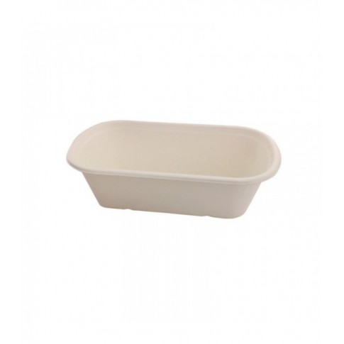 Boîte rectangulaire brune en pulpe "Eco-Rec" 1 150ml 230x135mm H65mm