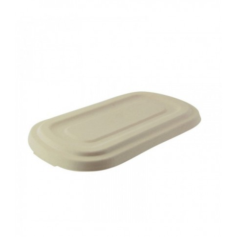 Boîte rectangulaire brune en pulpe "Eco-Rec" 750ml 229x134mm H44mm