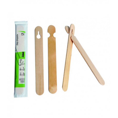 Baguette bois pour débutant emballée par paire  H150mm