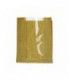 Sac papier kraft brun à fenêtre  280x70mm H180mm