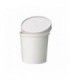 Pot carton blanc chaud et froid 350ml Ø90mm  H85mm