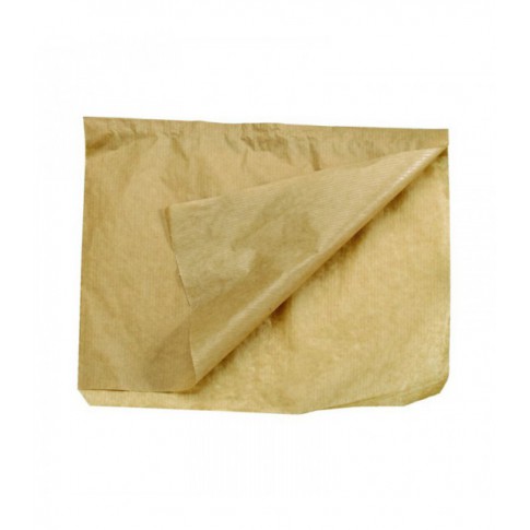 Sac papier brun ouvert sur 2 côtés  240x240mm