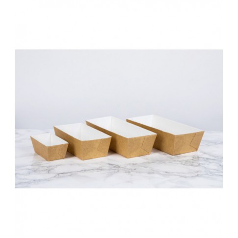 Moule de cuisson carton microflute rectangulaire  208x84mm H55mm