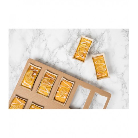 Moule de cuisson carton microflute rectangulaire  208x84mm H55mm
