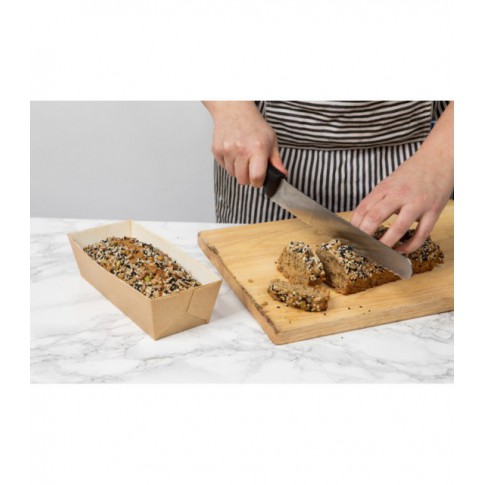 Moule de cuisson carton microflute rectangulaire  208x84mm H55mm
