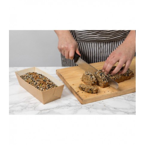 Moule de cuisson carton microflute rectangulaire  208x84mm H55mm