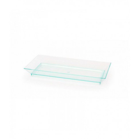 Couvercle dôme transparent en plastique PET pour mise en bouche Klarity 130x65mm