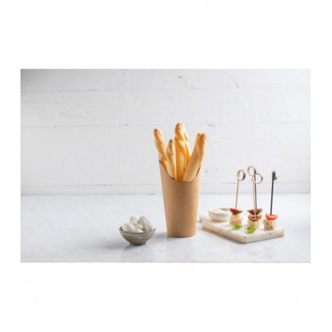 Gobelet snack carton brun  Ø90mm  H160mm