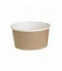 Pot "Deli" rond en carton décor brun  H87mm 600ml