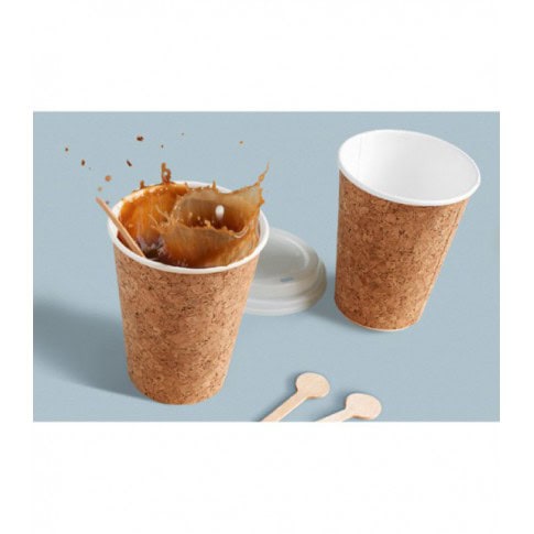 Gobelet carton et liège  H92mm 230ml