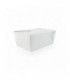 Boîte repas carton blanc 2 300ml 215x160mm H90mm