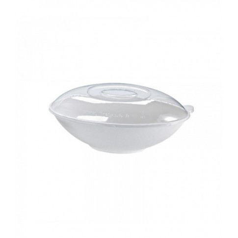 Couvercle BioNchic dôme transparent en plastique PET 223x137mm H43mm