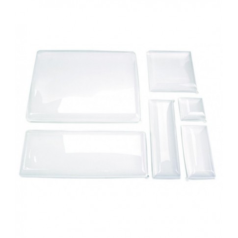 Couvercle BioNchic dôme transparent en plastique PET 275x90mm H30mm